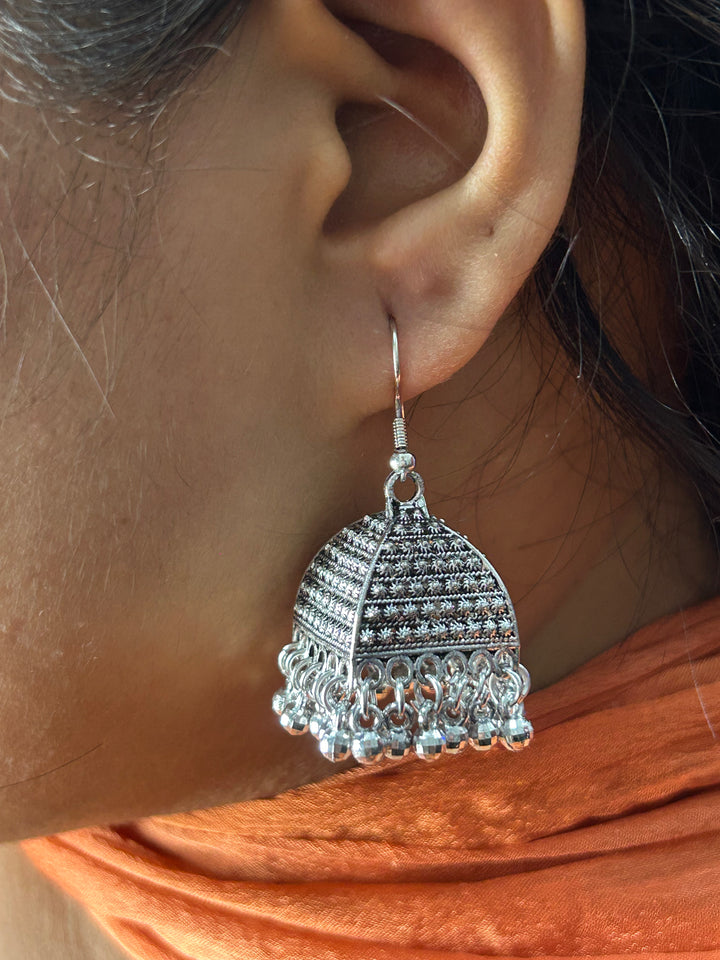 RAAGINI OXIDIZED JHUMKA